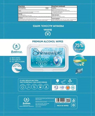 Label (Premium Alcohol Wipes)